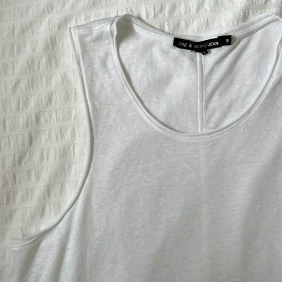 4/$60 RAG & BONE Linen Blend Tank - Picture 2 of 6